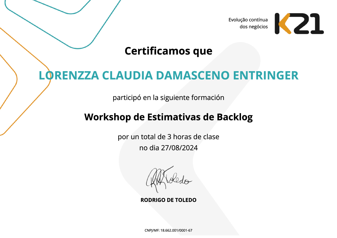 Certificado K21